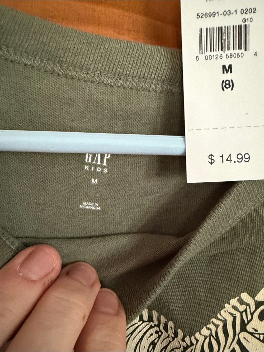 Gap & Old Navy graphic dinosaur shirts, M/8